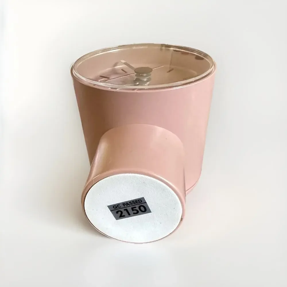 IKEA Bondtolvan Analog Alarm Clock Pale Pink, 3-1/4